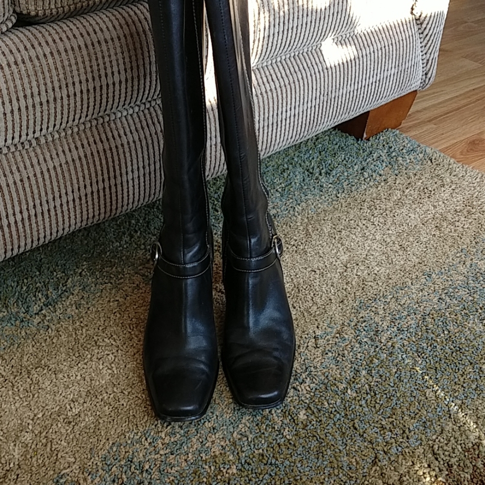 Anne Klein Leather Boots